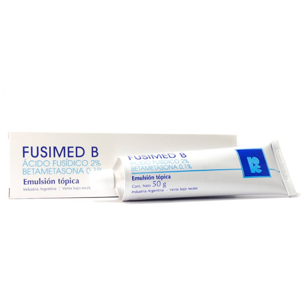 Fusimed B Emulsión Acido Fusidico 2% Betametasona 0,1% Contiene 50 gr