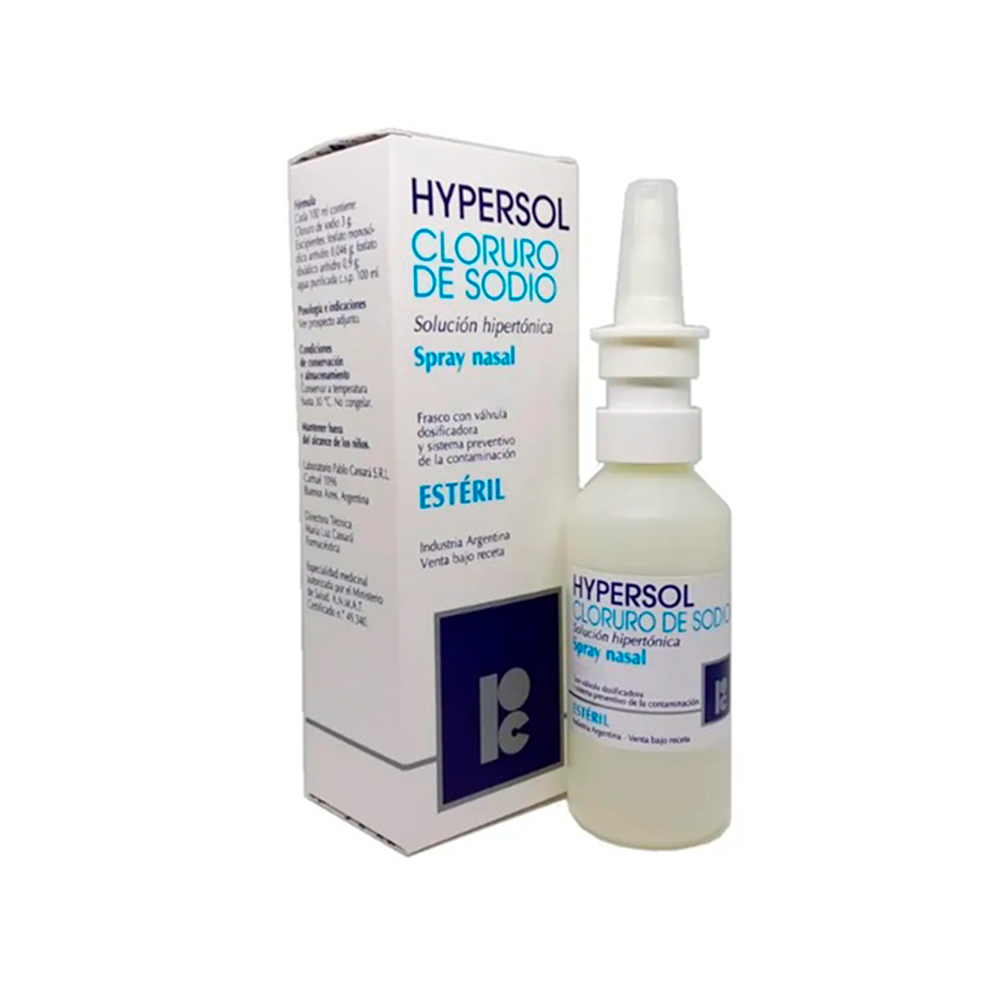 Hypersol Cloruro de Sodio Spray Nasal De 45 mL