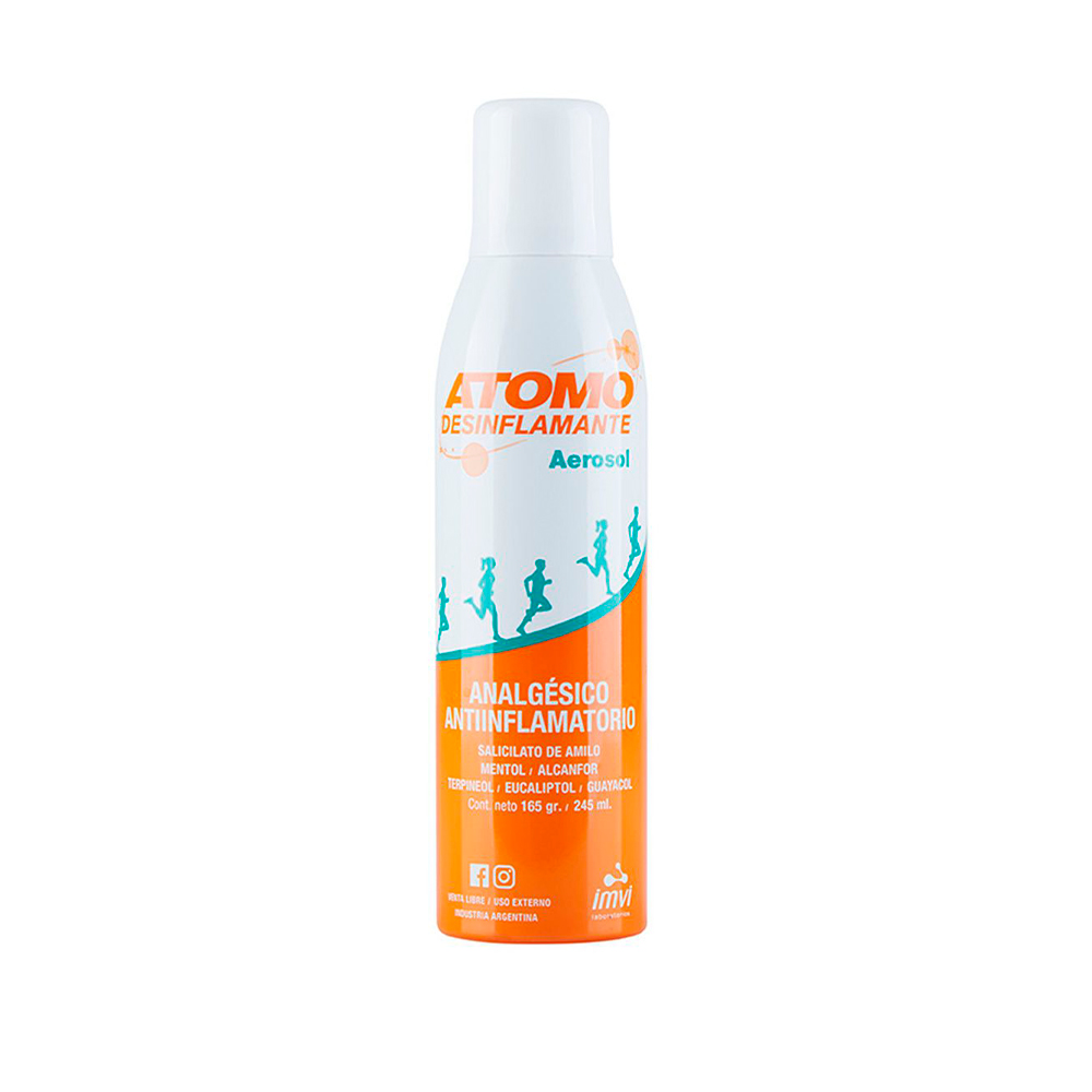 Atomo Desinflamante Aerosol De Contiene 165 gr