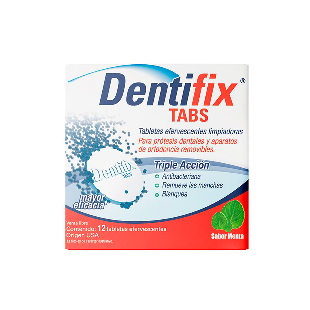 Dentifix Tabs De 12 tabletas efervecentes