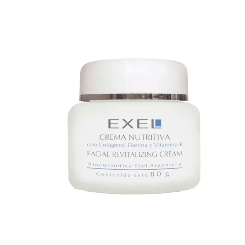 Crema Facial Exel Nutritiva Colageno Elastina Y Vita E 80 ML