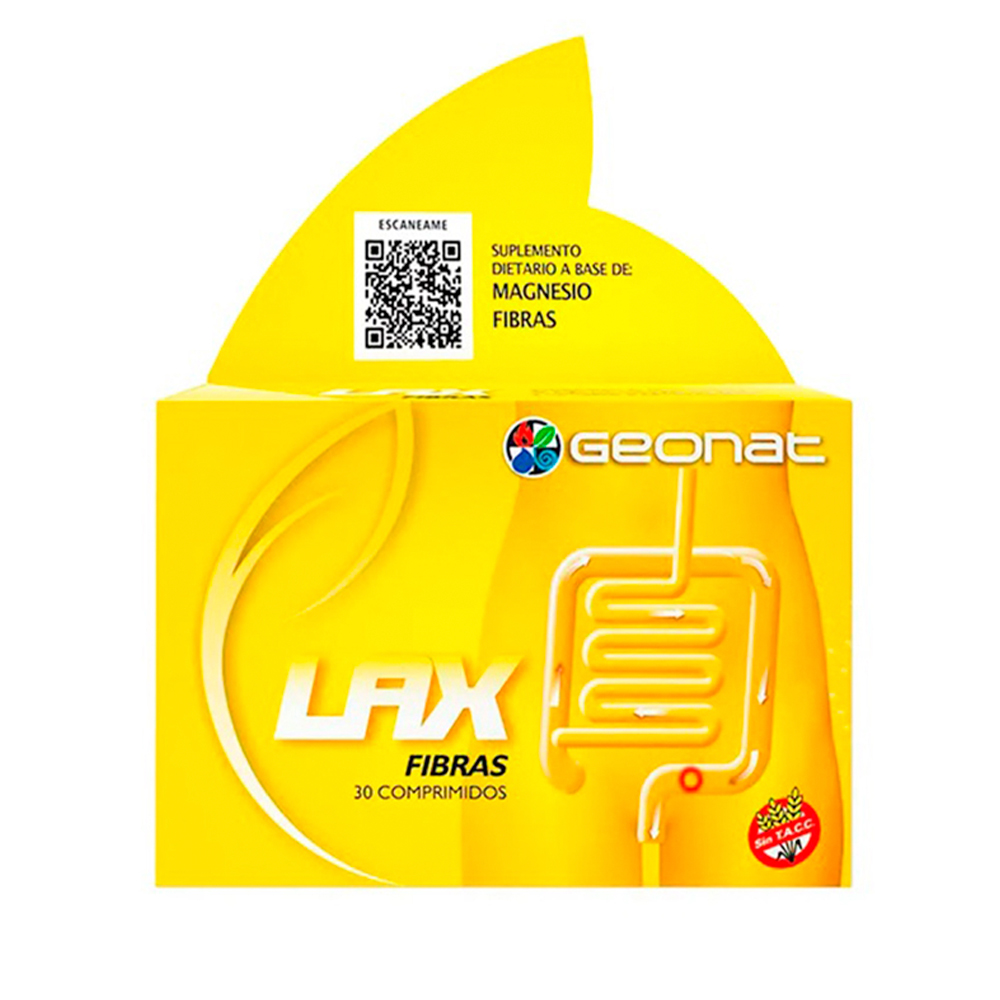 Lax Fibras Magnesio Caja De 30 Comprimidos