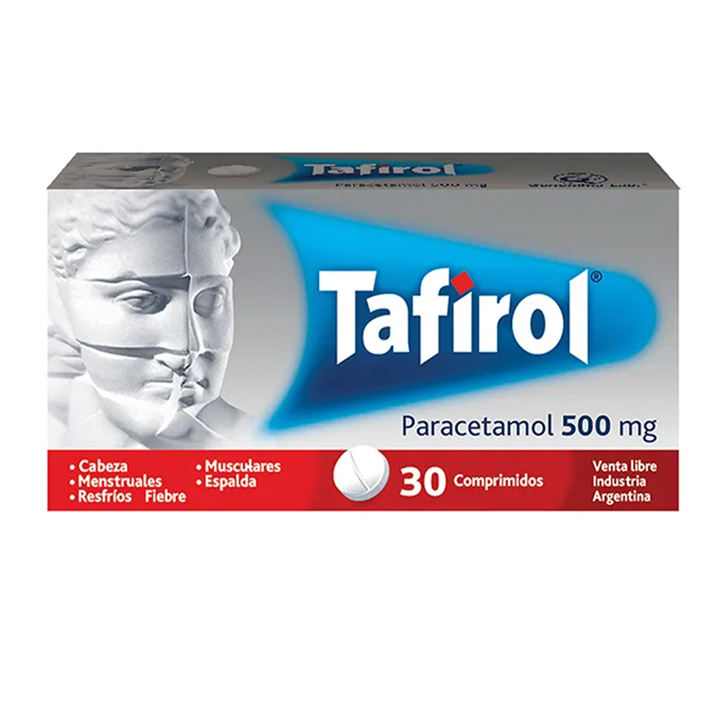 Tafirol Paracetamol 500 MG Caja De 30 Comprimidos