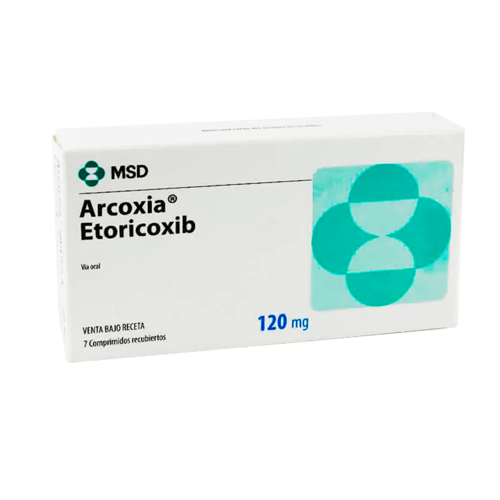 Arcoxia Etoricxib 120 mg Caja de 7 comprimidos recubiertos