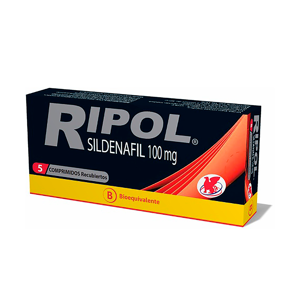 Ripol Sildenafil 50mg Caja De 5 Comprimidos
