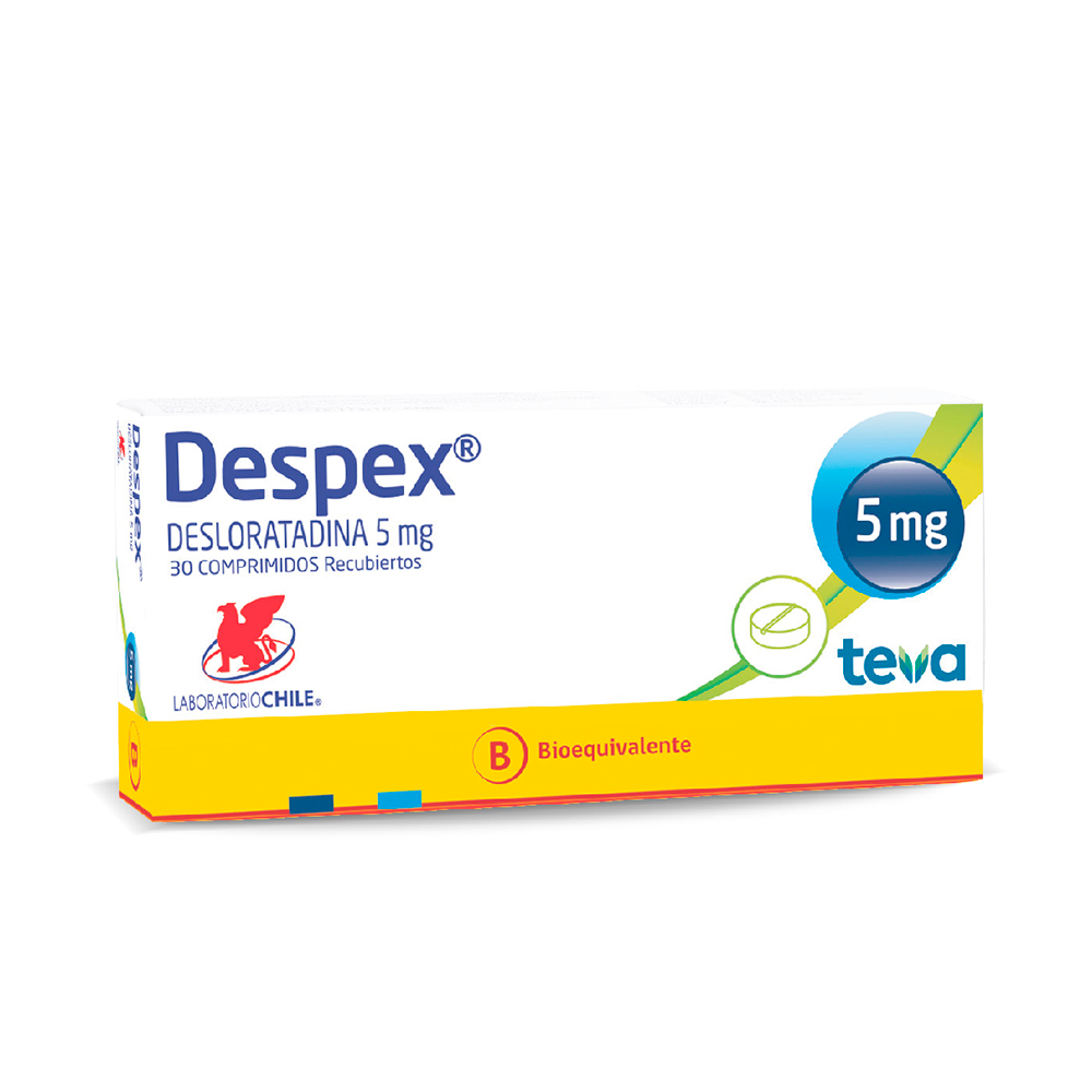 Despex Desloratadina 5Mg Caja De 3 Blíster