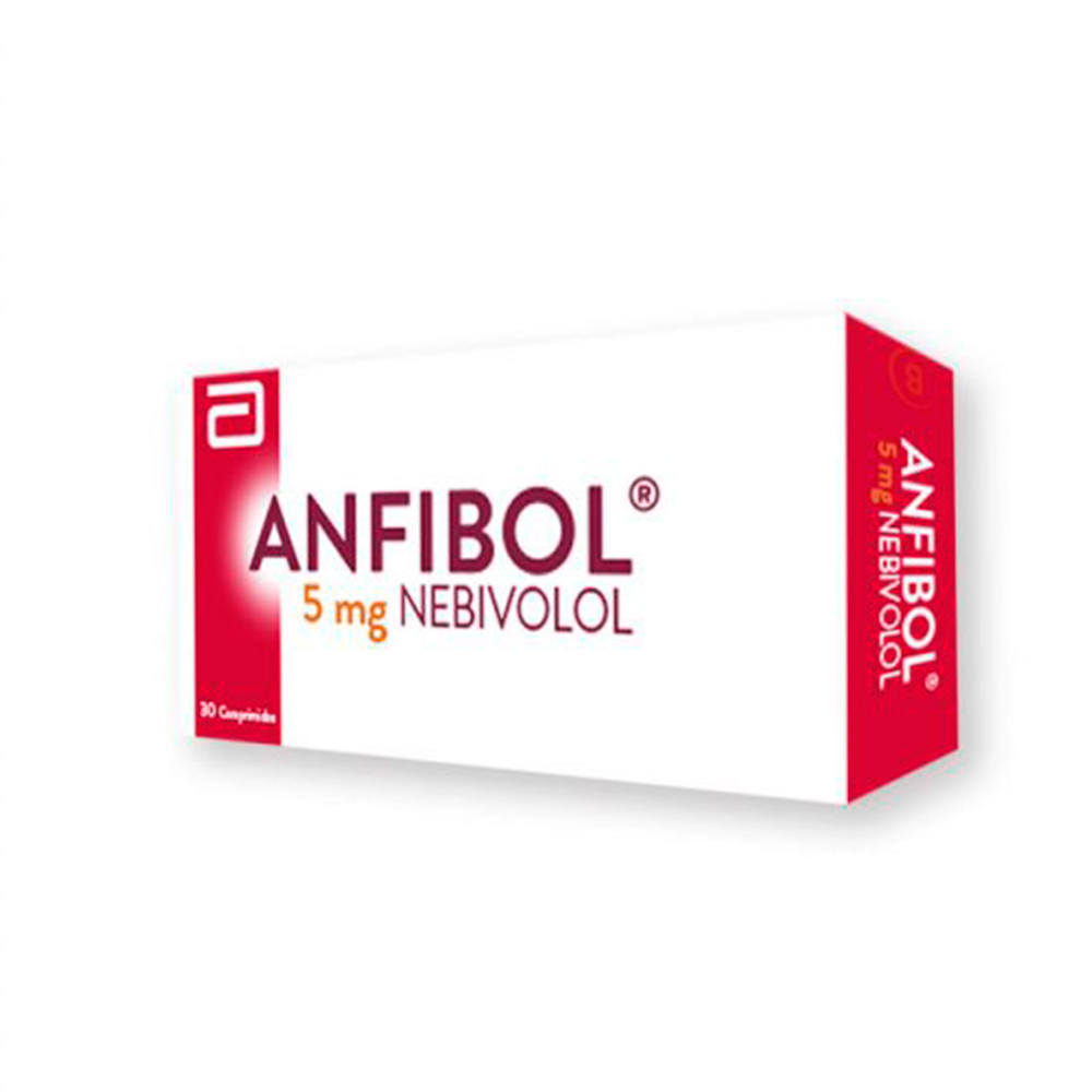 Anfibol 5 mg Nebivolol Caja de 30 Comprimidos