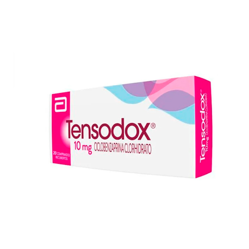 Tensodox 10 mg Ciclobenzaprina Clorhidrato Caja de 20 Comprimidos Recubiertos