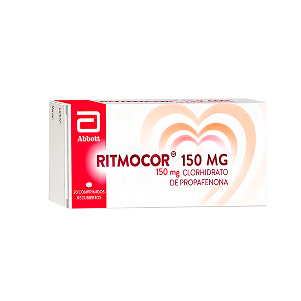 Ritmocor 150mg Caja de 20 Comprimidos Recubiertos