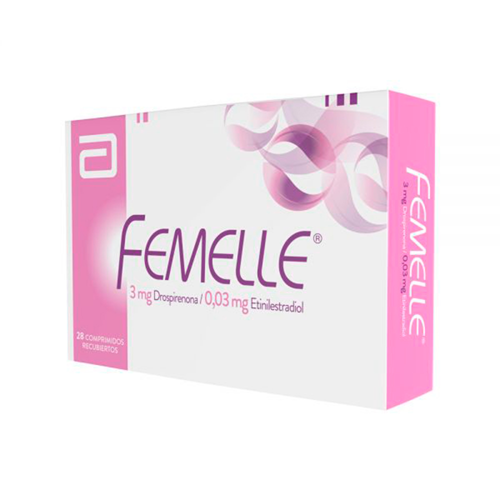 Femelle Drospirenona 3 mg Caja De 28 Comprimidos Recubiertos