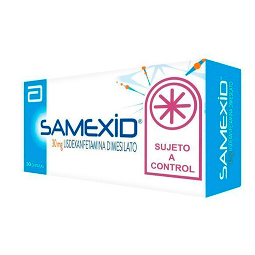 Samexid 30mg Caja de 30 Capsulas