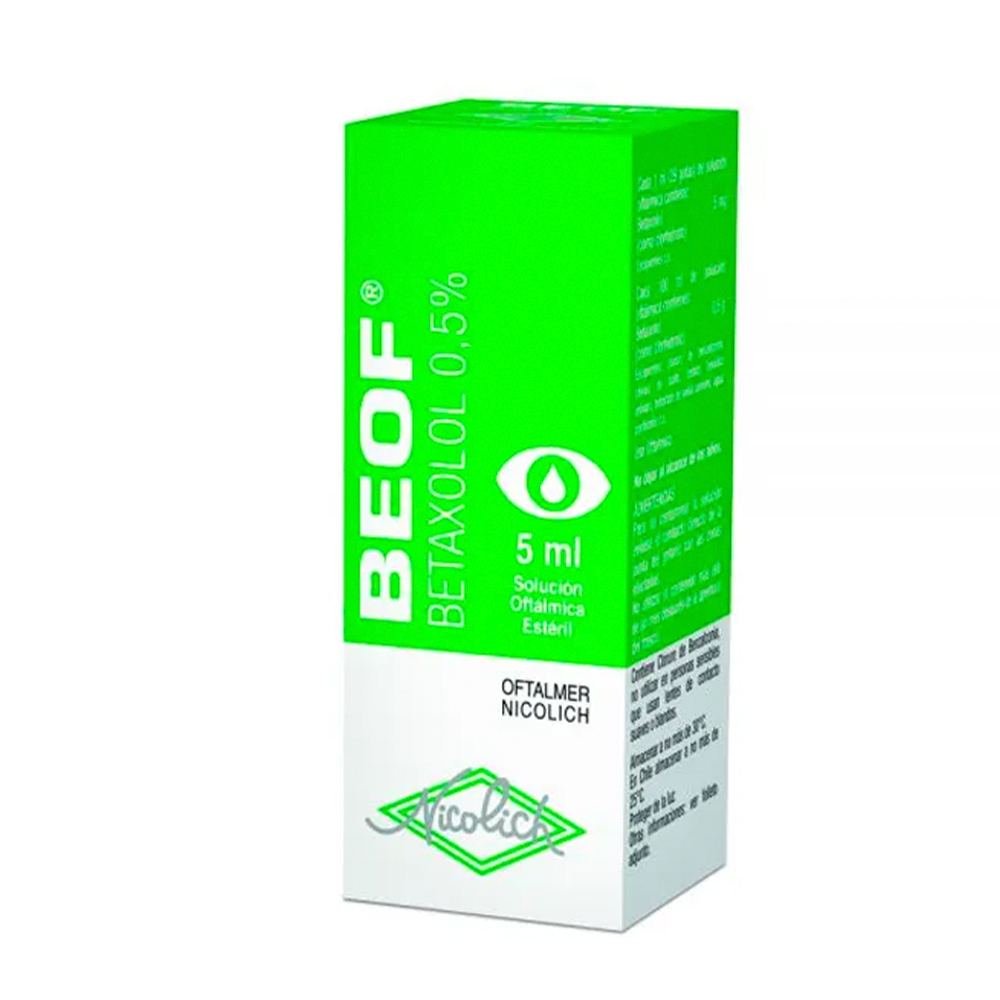 BEOF Betaxolol 0,5% Solución Oftálmicas 5ml