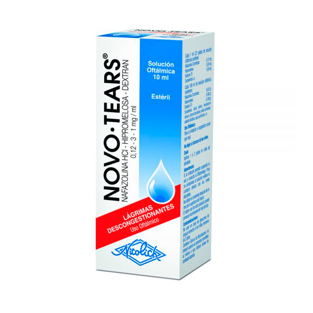 Lagrimas Descongestionantes Novo - Tears De 10 ML