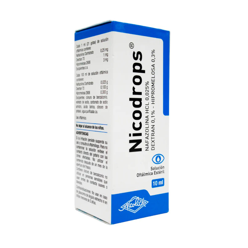 Nico Drosp Solucón Oftalmica De10 ML