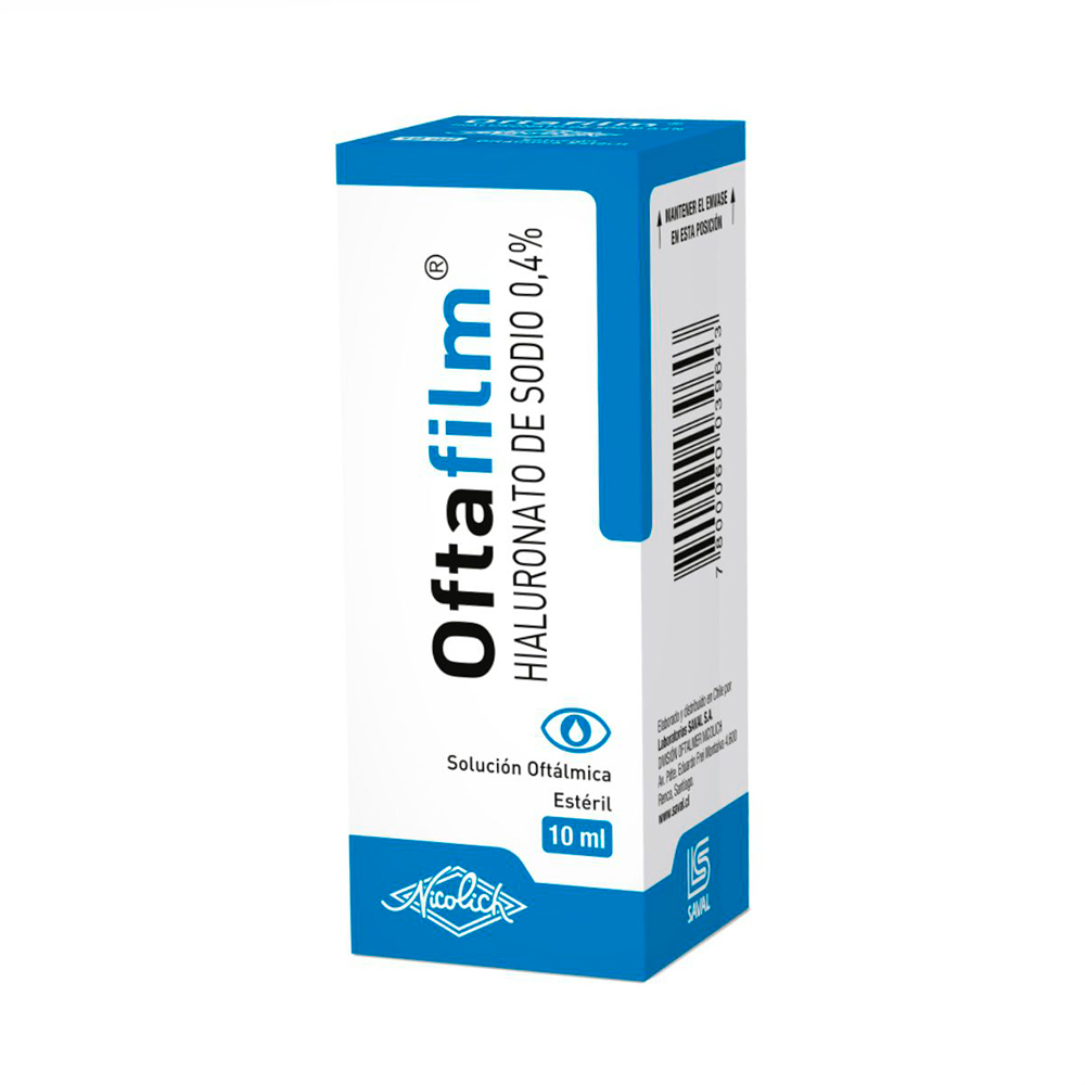 Oftafilm Hialuronato de Sodio 0,4% De10 ML