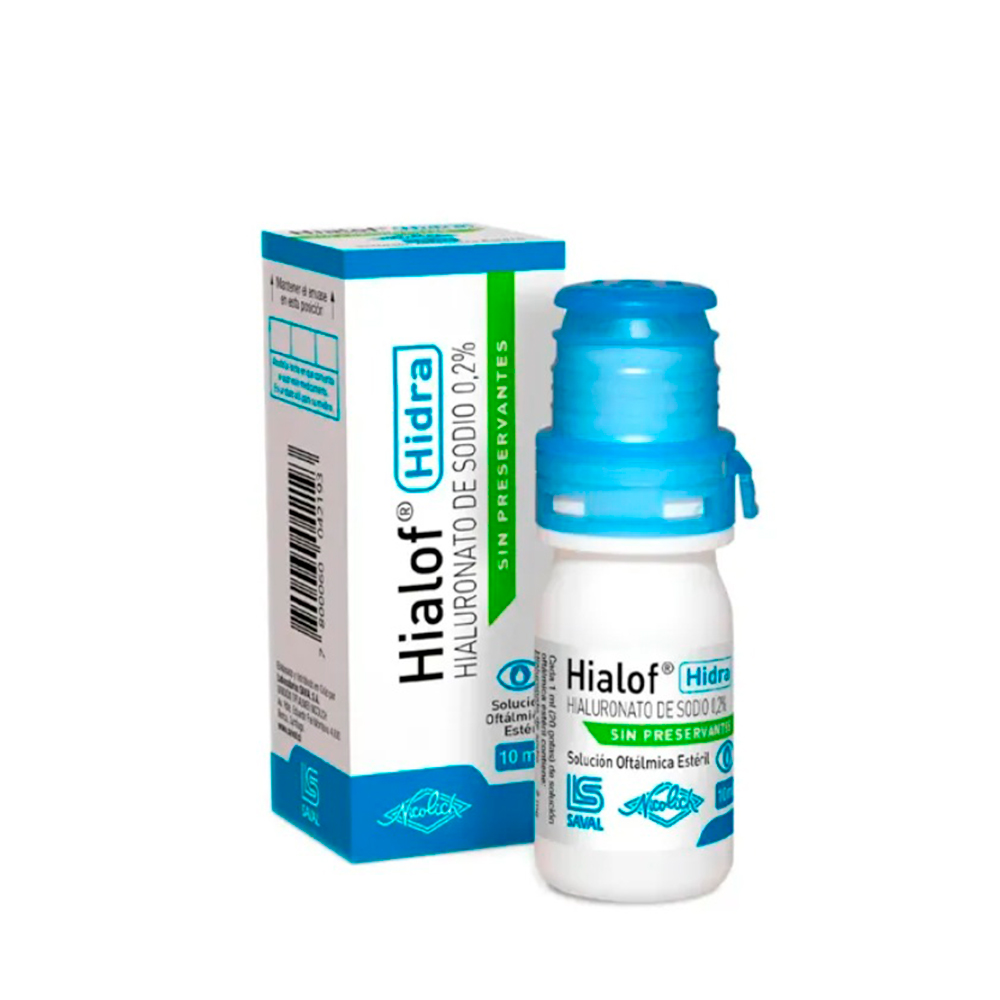 Lubricante Ocular Hialof Hidra Oftalmica Fco De 10ML