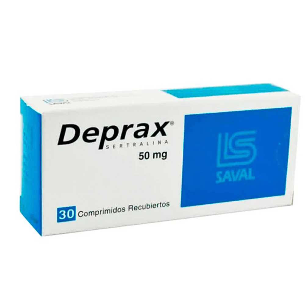 Deprax Sertralina 50Mg Caja De 30 Comprimidos