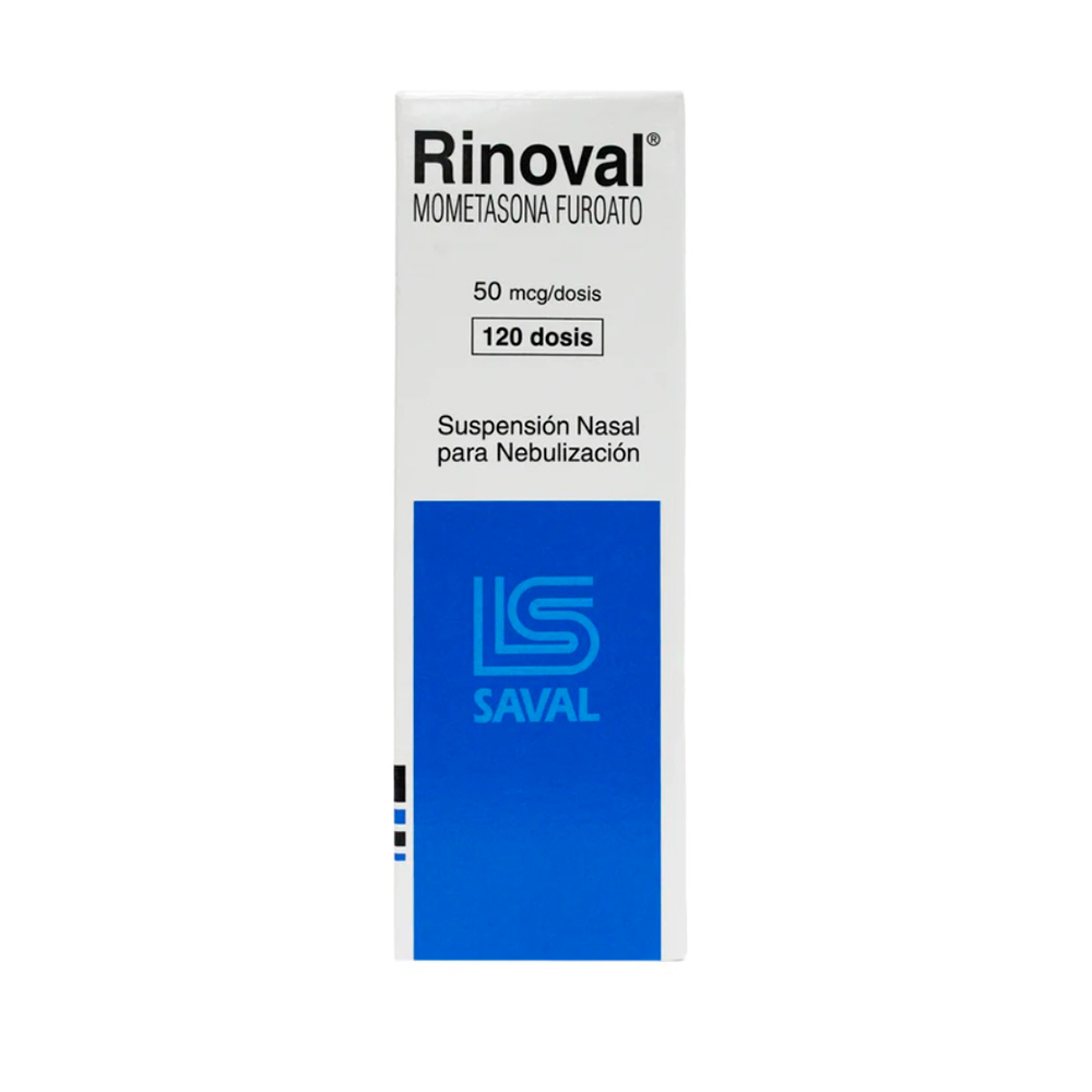 Rinoval 50Mcg Spray Nasal Caja Con Frasco de 15 ML
