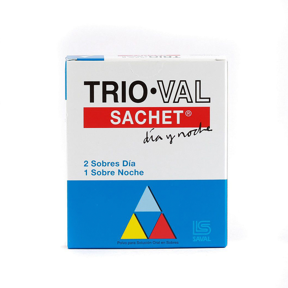 Trio-Val Sachet Dia y Noche Polvo Para Solución Oral en Sobres