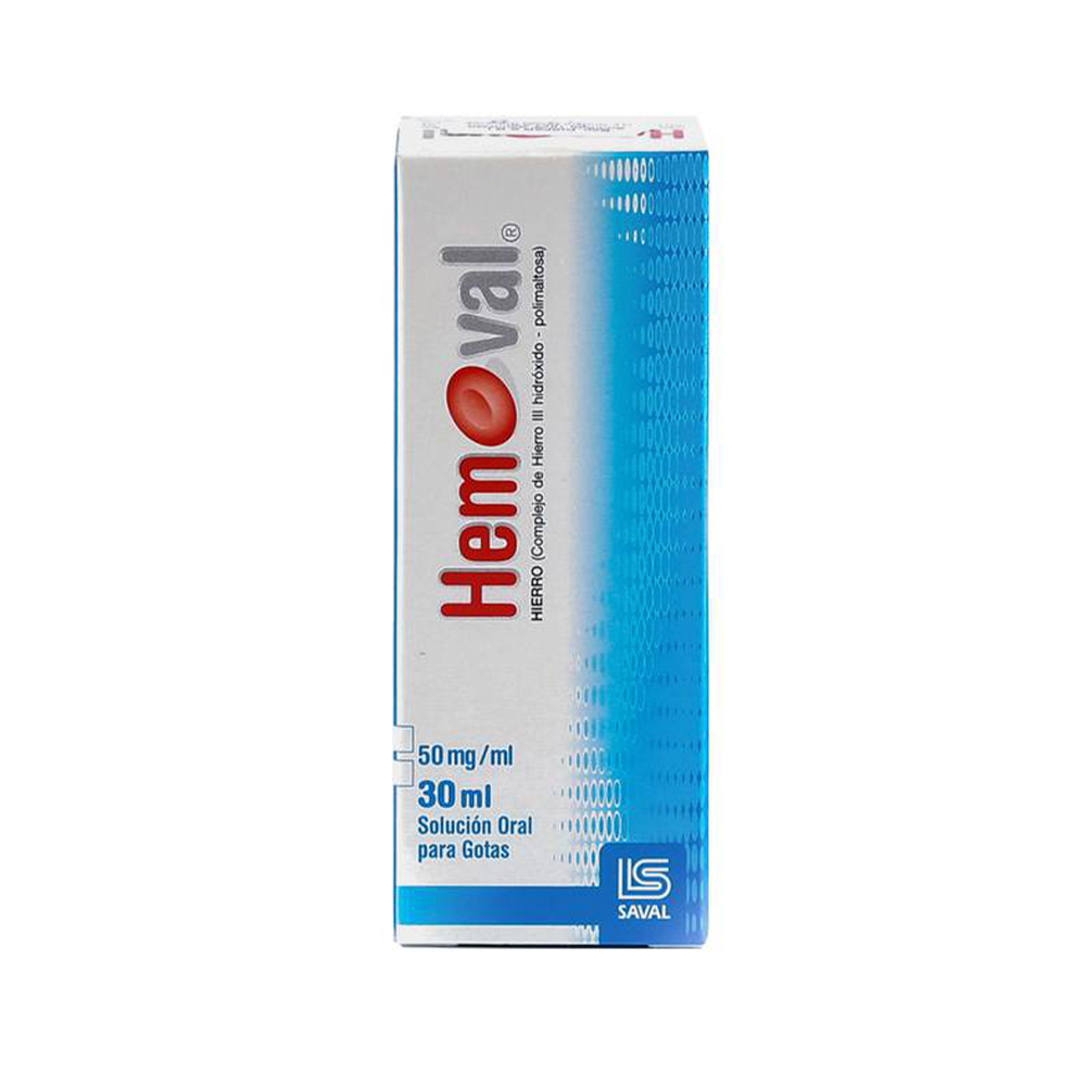 Solución Oral Hemoval Hierro Gotas De 30 ML