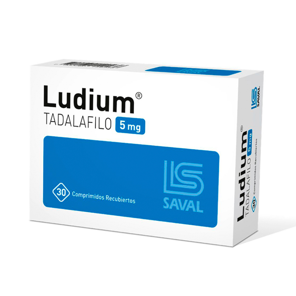 Ludium 5 Mg Tadalafilo Caja De 30 Comprimidos