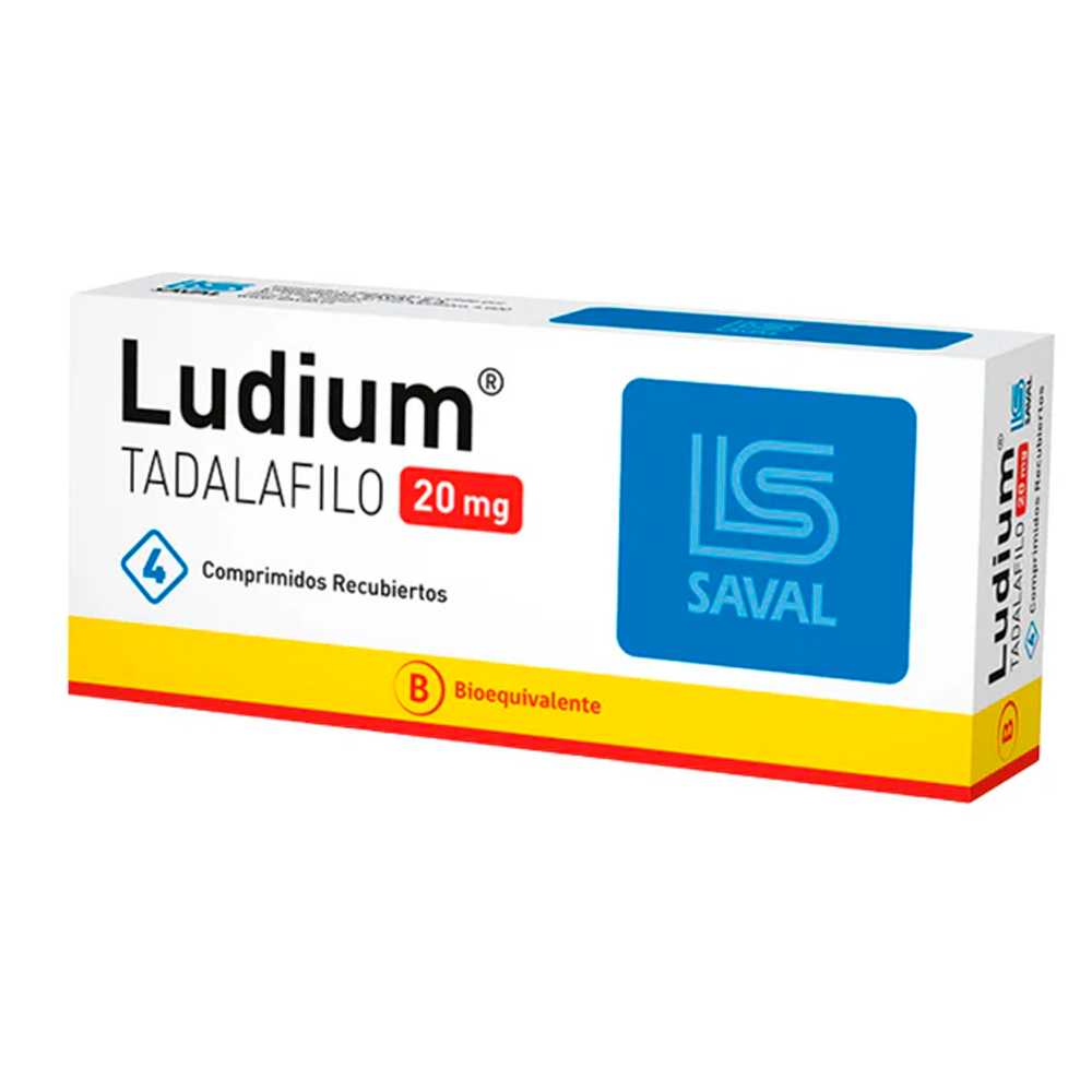 Ludium 20mg Caja x4 Comprimidos