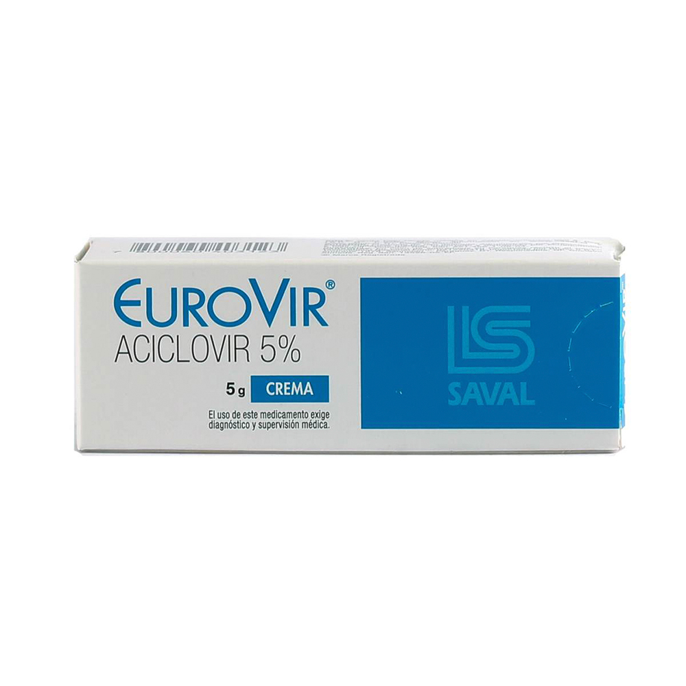 Eurovir Aciclovir Crema 5% Pomo 5 Gr
