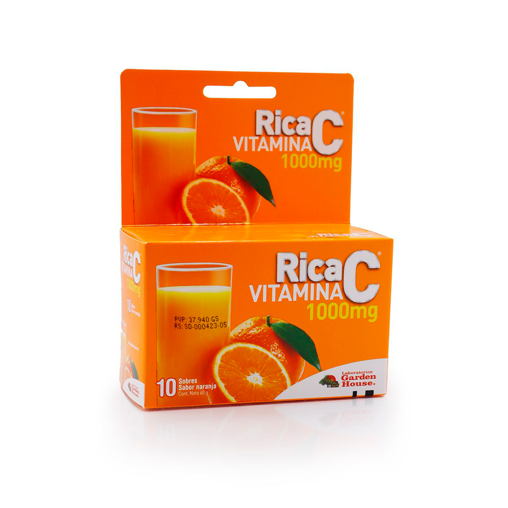 Rica Vitamina C Caja de 10 sobres