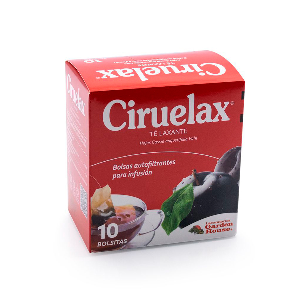 Té laxante Ciruelax Caja De 10 Bolsitas