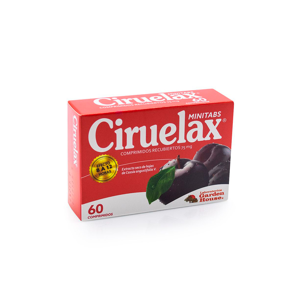 Minitabs Ciruelax Caja De 60 Comprimidos Recubiertos