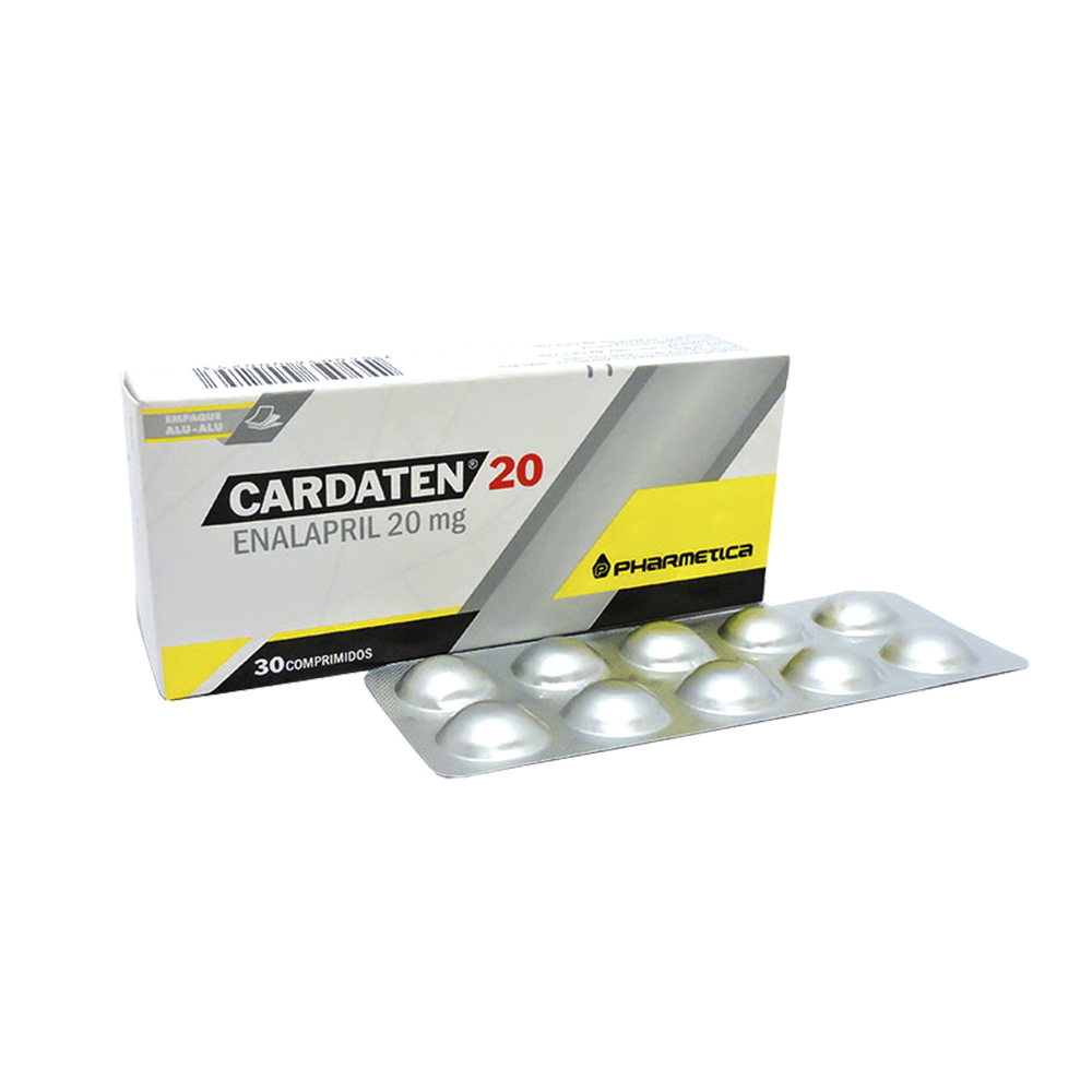 Cardaten Enalapril Maleato 20 mg De 3 Blister