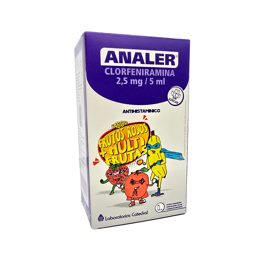 Analer Clorfeniramina Maleato 2,5 mg De 100 ml
