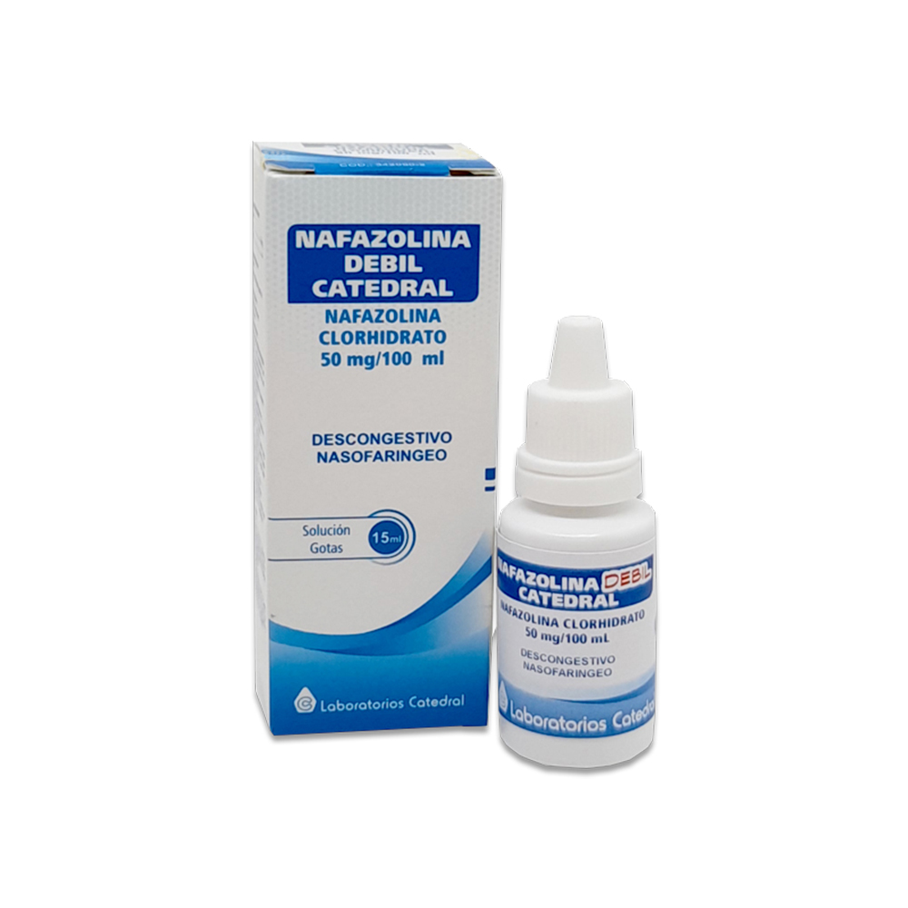Nafazolina Debil Nafazolina Clorhidrato 50 mg/100 ml Frasco 15 ml