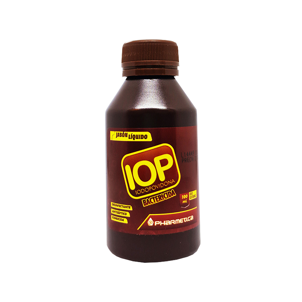 Jabón Líquido IOP Iodopovidona Bactericida De 100 ml