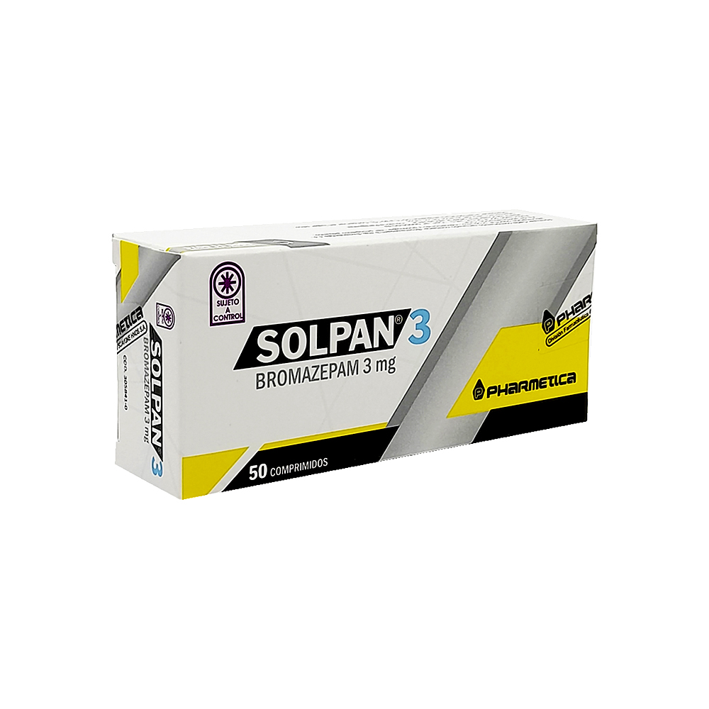 Solpan 3 Bromazepam 3 Mg Caja De 5 Blíster
