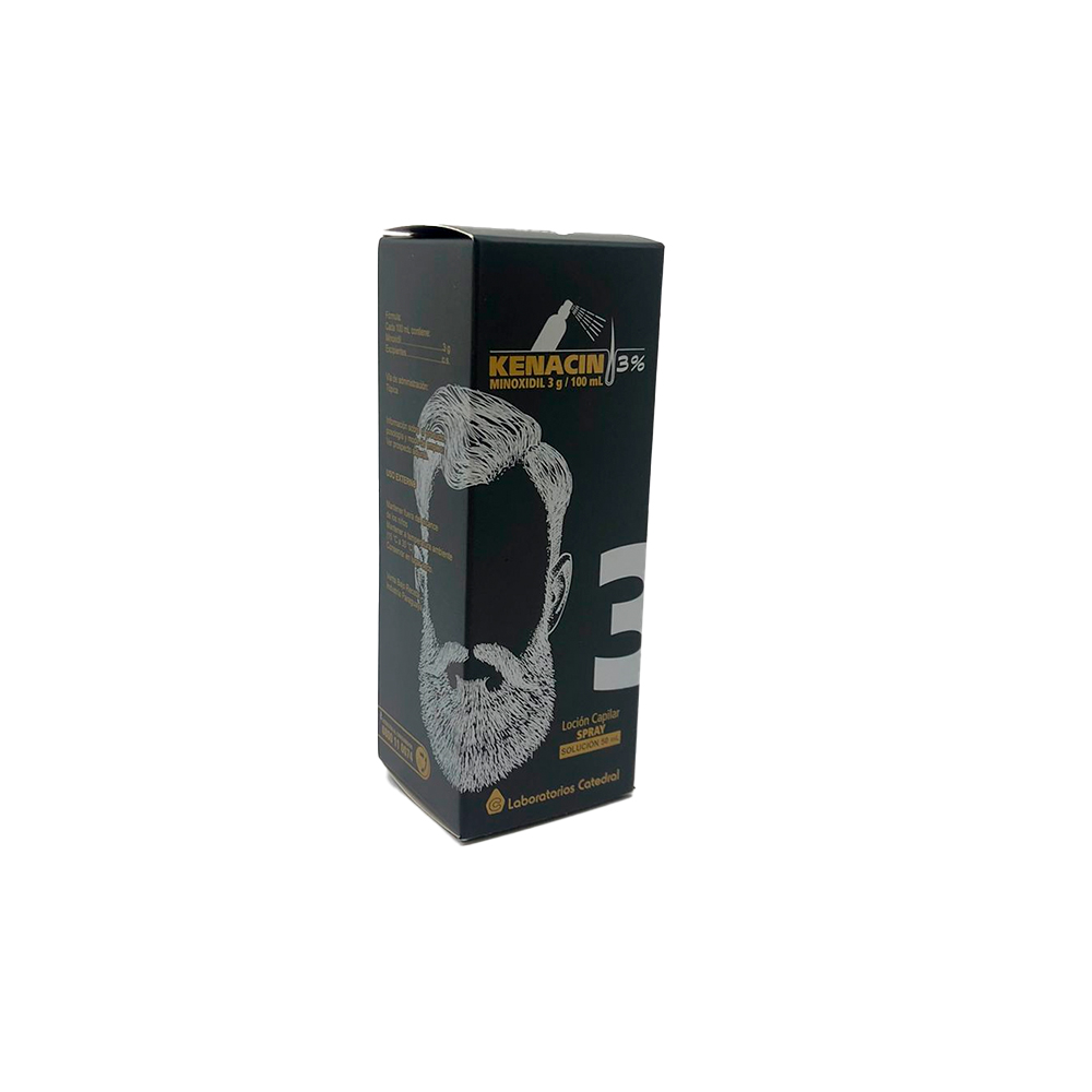 Kenacin 3% Minoxidil 3g/100 mL Frasco De 50 mL