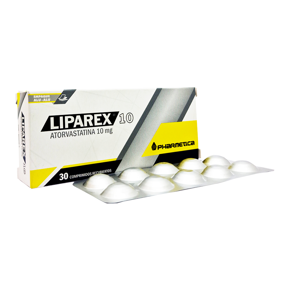 Liparex 10 De Caja de 30 comprimidos