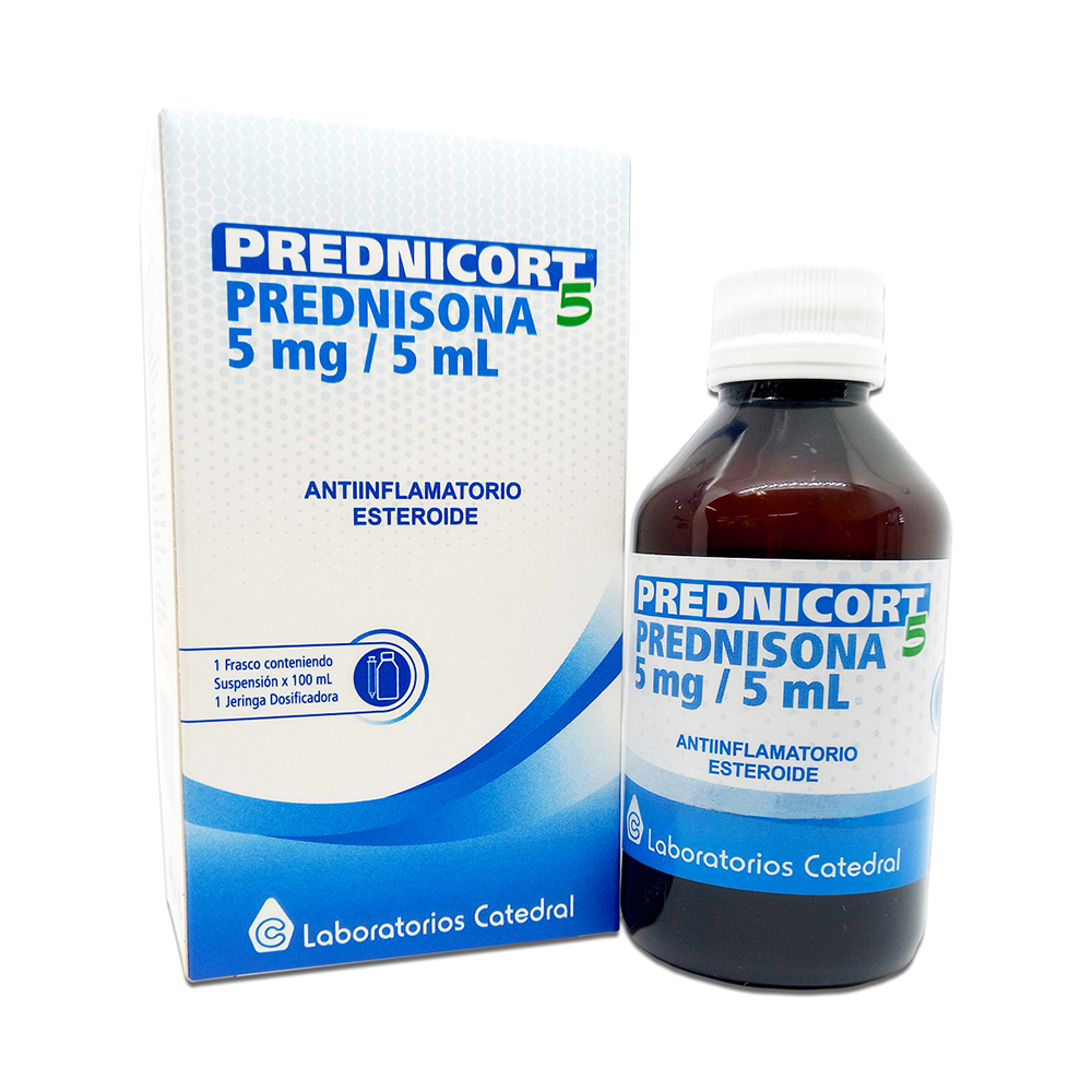 Prednicort Prednisona 5 mg De 100 ml