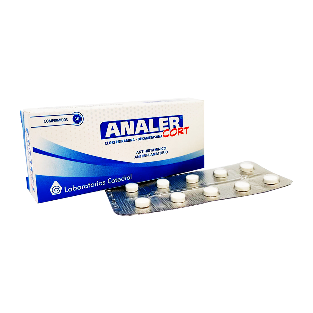 Analer Cort Clorefeniramina Caja de 3 Blister
