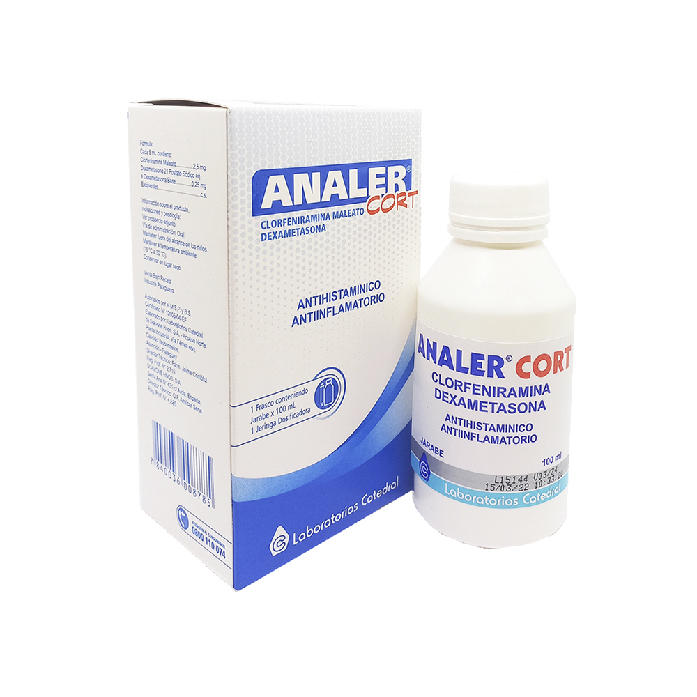 Clorfeniramina Analer Cort 1 frasco De 100 ML