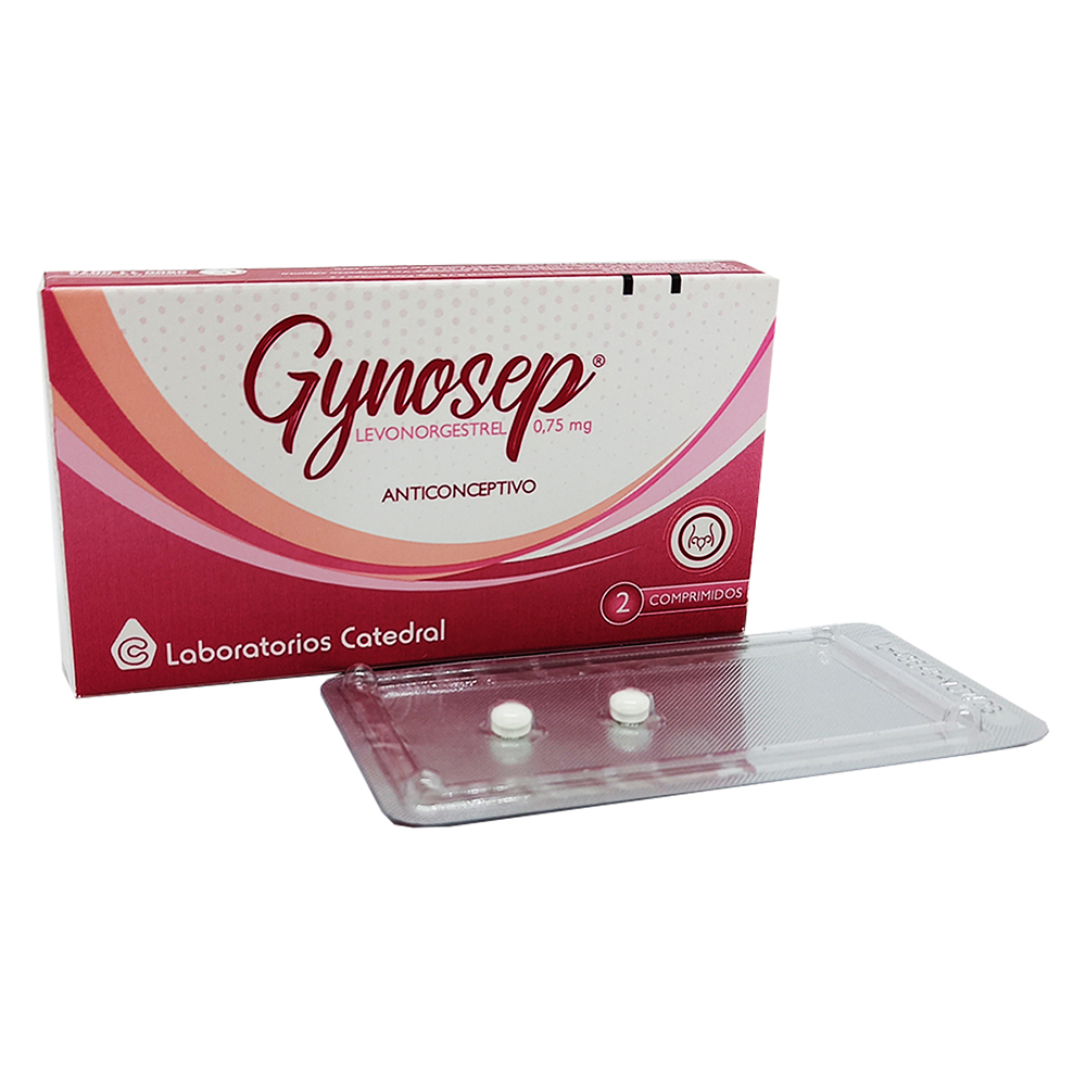 Gynosep Levonorgestrel 0,75 mg Caja de 2 Comprimidos