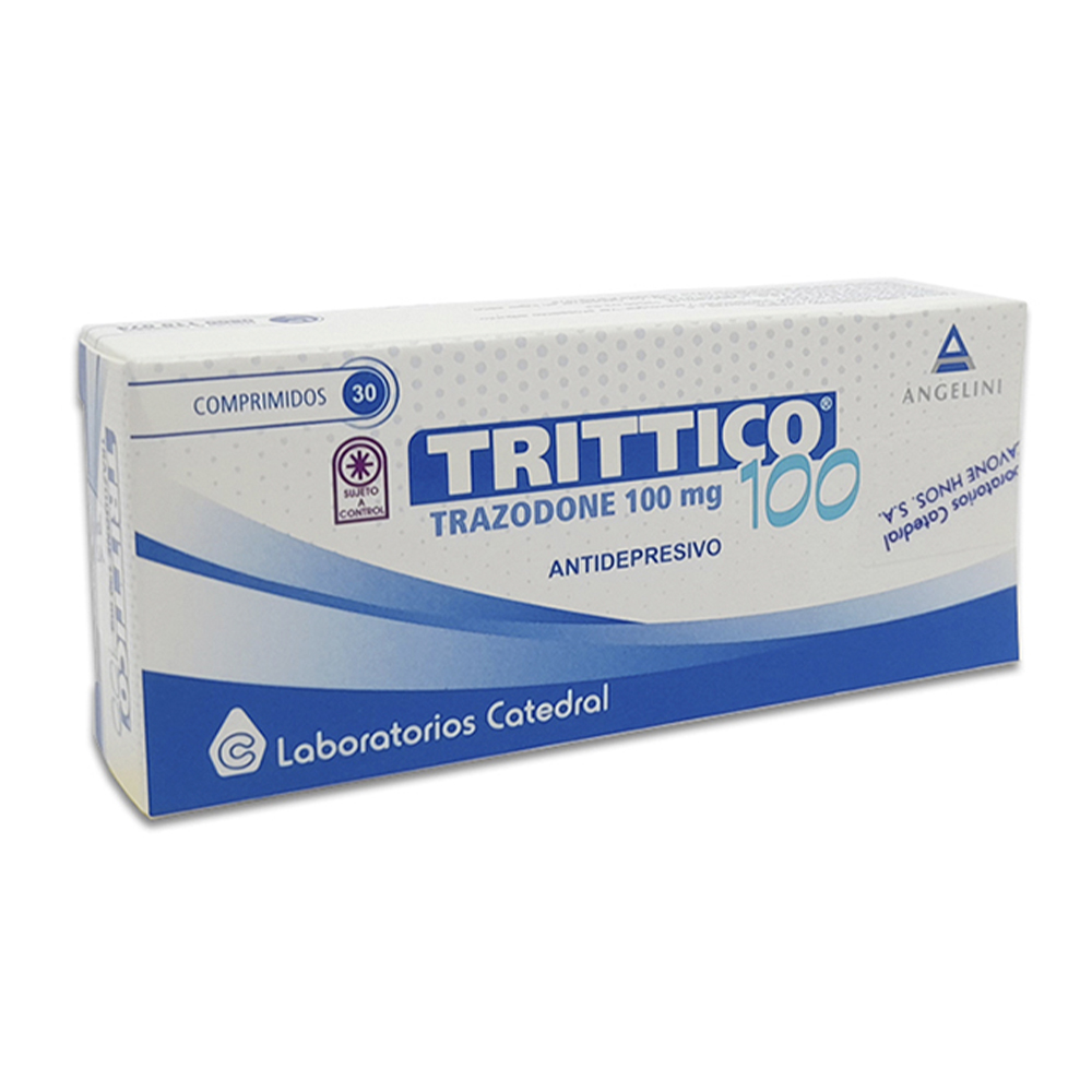 Trittico 100 Trazodone 100 mg Caja de 30 Comprimidos