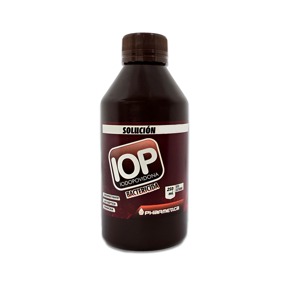 IOP Solucion Iodopovidona Bactericida De 250 mL