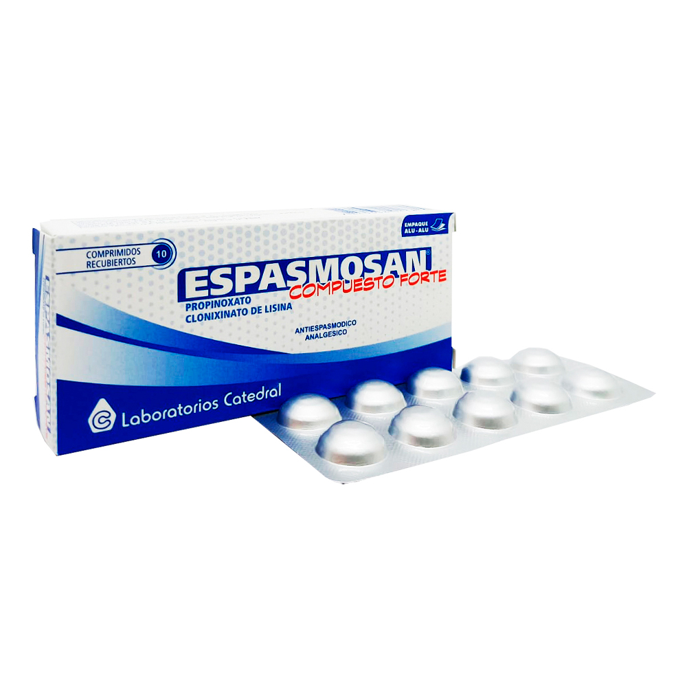 Espasmosan Compuesto forte Caja de 10 Comprimidos