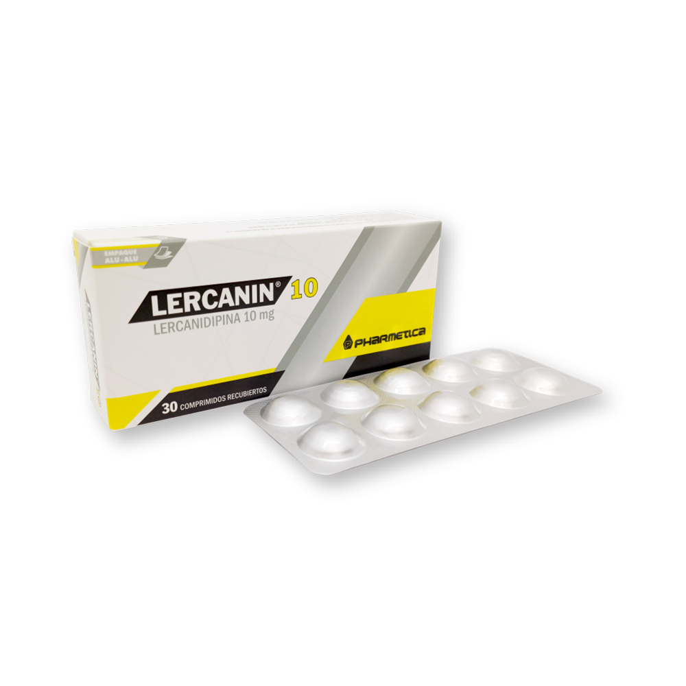 Lercanin Lercanidipina 10Mg Caja de 3 Blíster