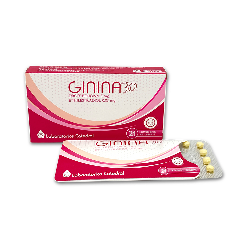 Ginina Drospirenona 3 Mg Caja de 1 Blíster
