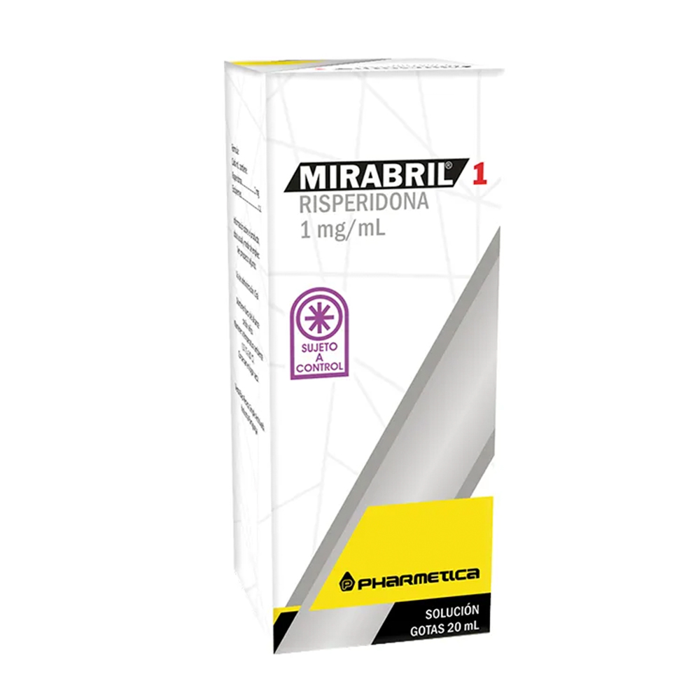 Mirabril Risperidona 1Mg Gotas de 20 ML