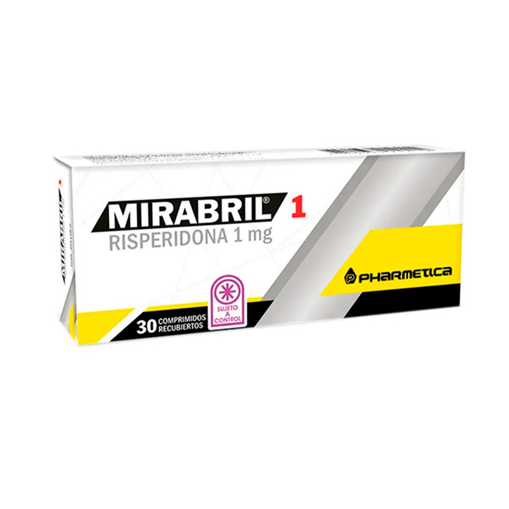 Mirabril 1 Risperidona 1 Mg Caja De 3 Blíster