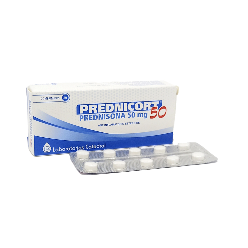 Prednicort Prednisona 50 Mg Caja De 2 Blíster