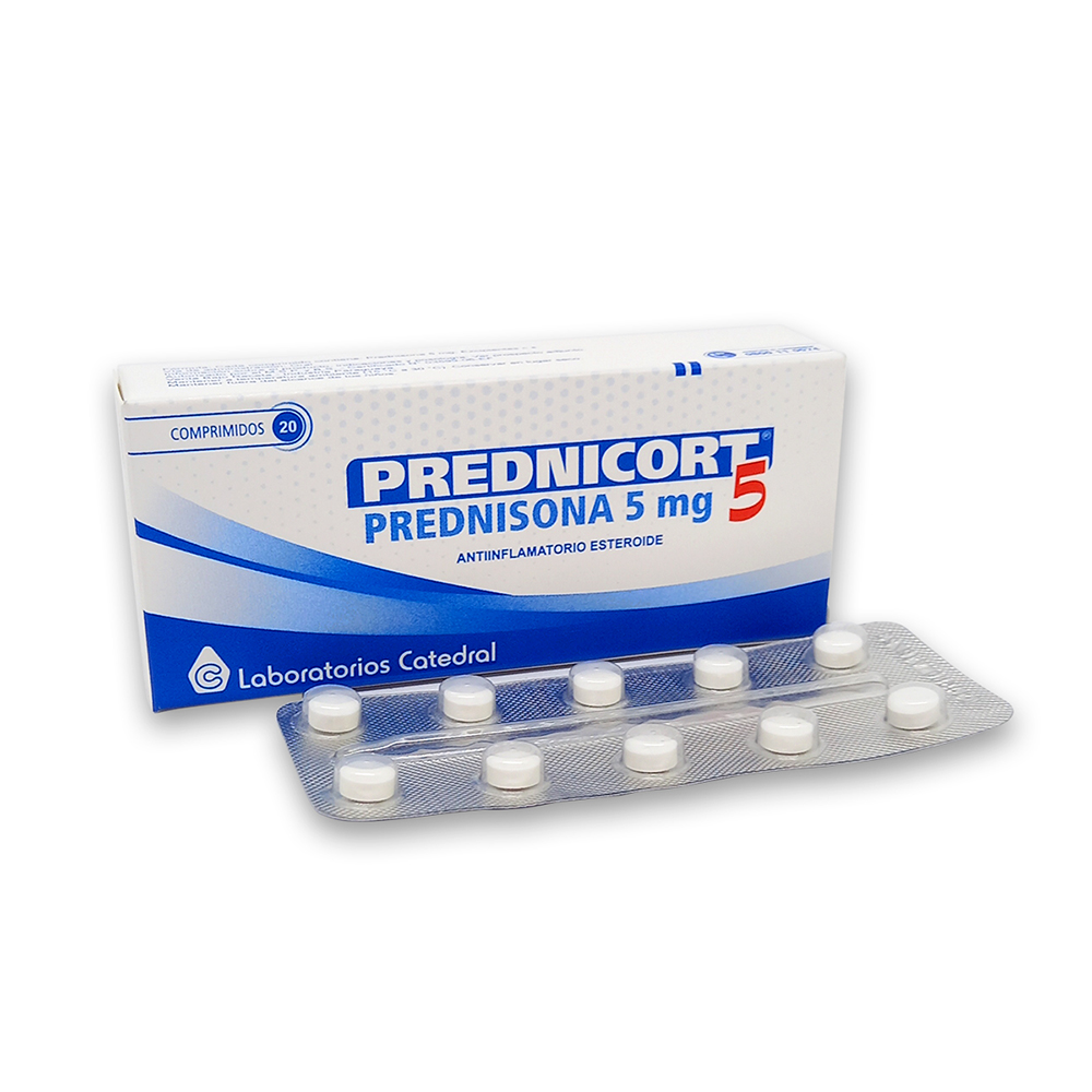 Prednicort 5 Prendisona 5 Mg Caja De 2 Blíster